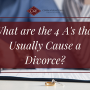 What are the 4 A's that Usually Cause a Divorce?